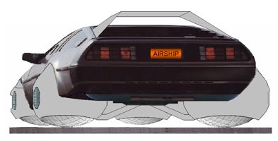 airship-delorean